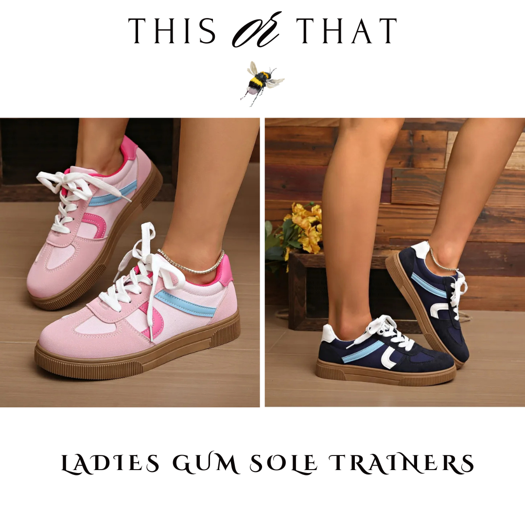 Ladies Gum Sole Trainers
