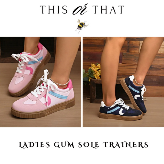 Ladies Gum Sole Trainers