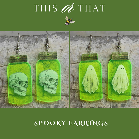👻  Spooky Earrings 💀
