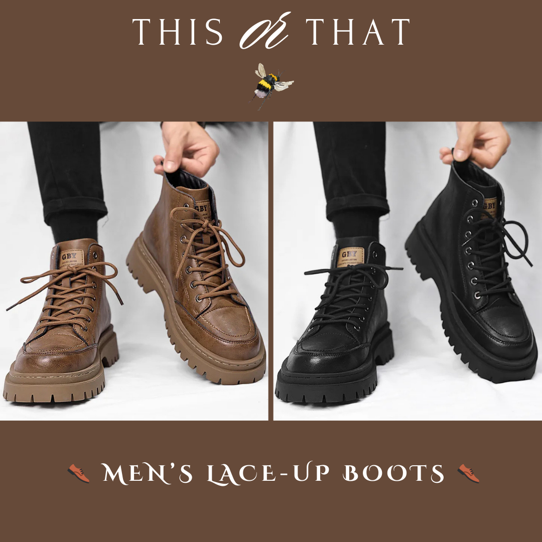 👞 Men’s Lace-Up Boots 👞