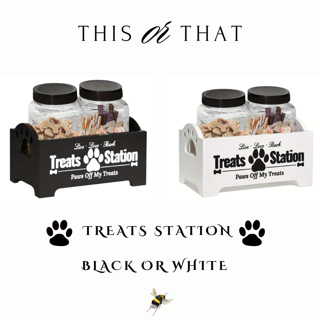 🐾  Wooden Pet Snack Station 🐾