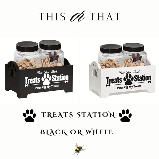 🐾  Wooden Pet Snack Station 🐾