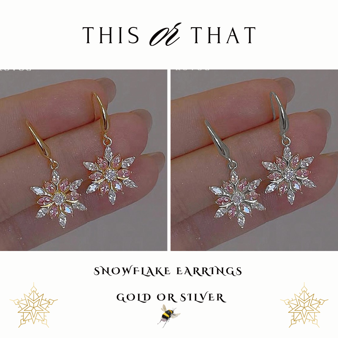 ❄️ Snowflake Earrings ❄️