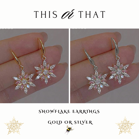 ❄️ Snowflake Earrings ❄️