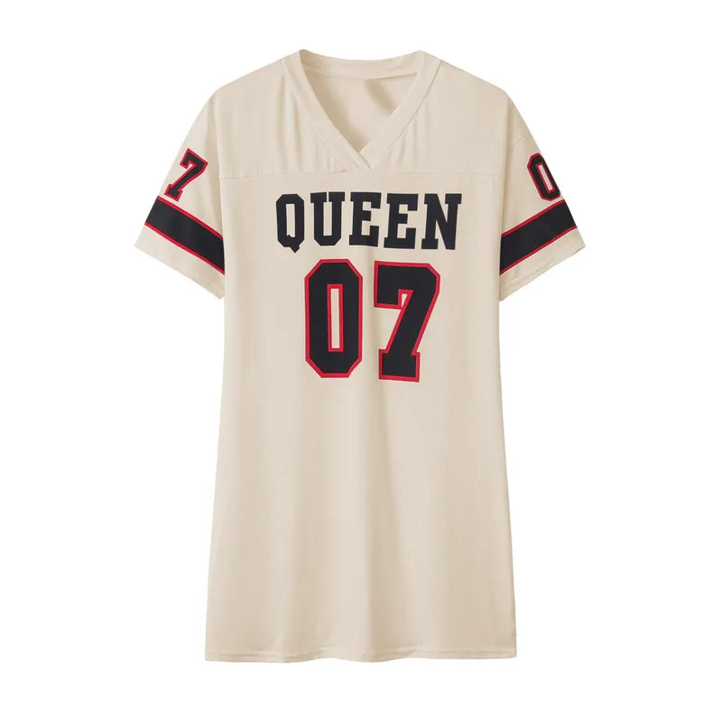 👑 Queen Oversized T-Shirt Dress 👑