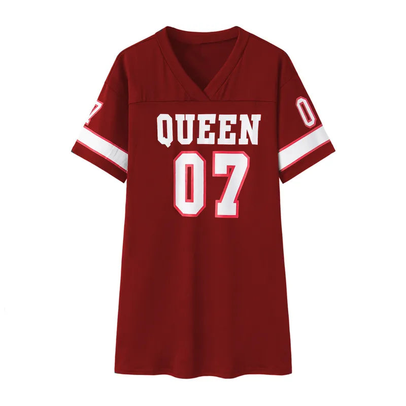👑 Queen Oversized T-Shirt Dress 👑