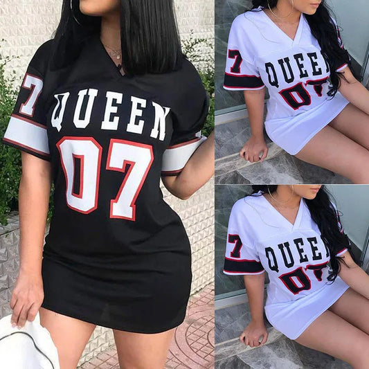 👑 Queen Oversized T-Shirt Dress 👑
