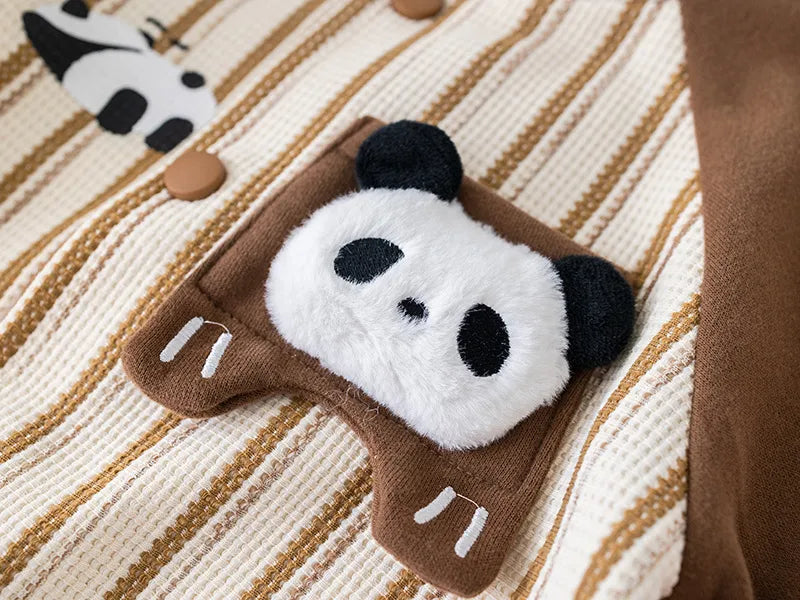 🐼 3pc Panda Shorts Tracksuit Set 🐼