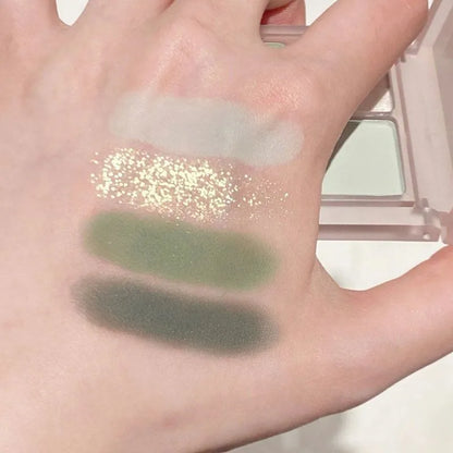 🧚 Fairy Mint Milk Green 4-Colour Eyeshadow Palette ♀️