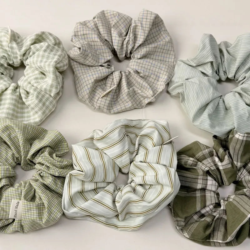 🌿 12pc Green Hairband & Scrunchie Set 🌿