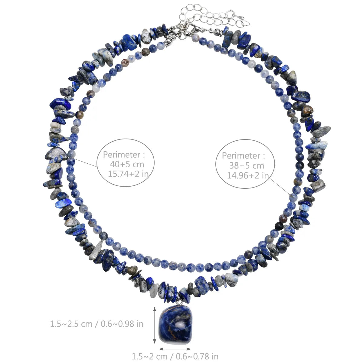 ✨ 2pc Sodalite Necklace Set ✨