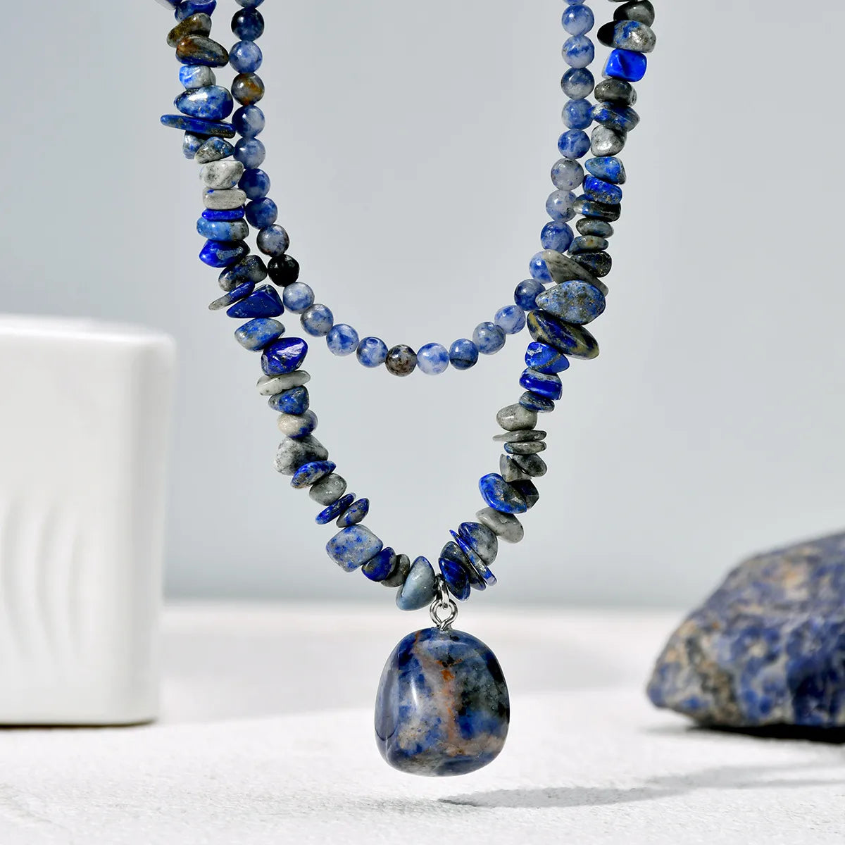 ✨ 2pc Sodalite Necklace Set ✨