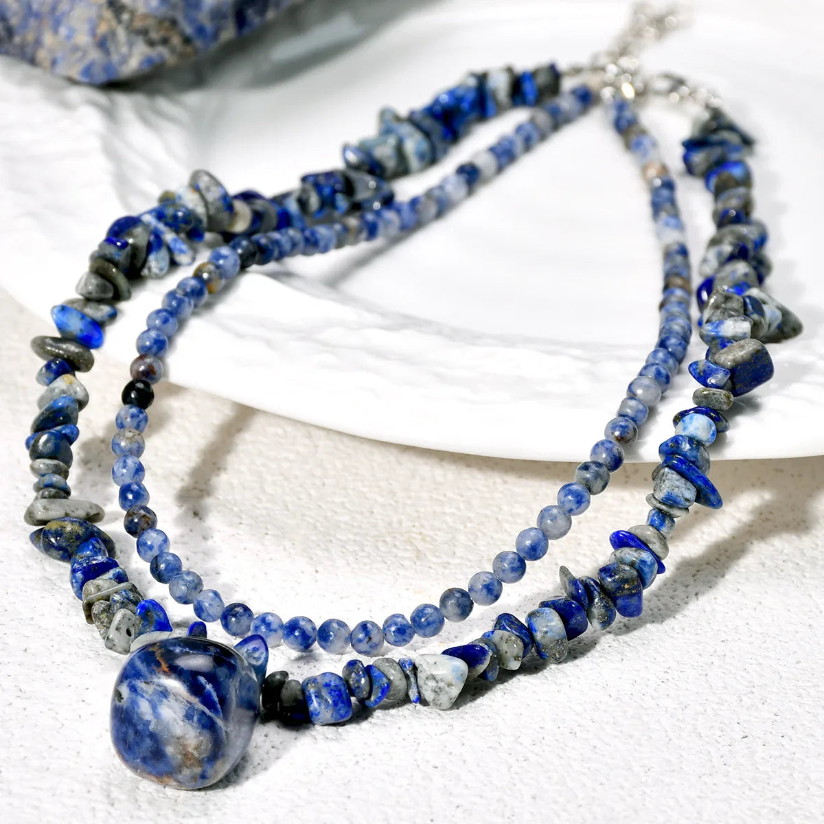✨ 2pc Sodalite Necklace Set ✨