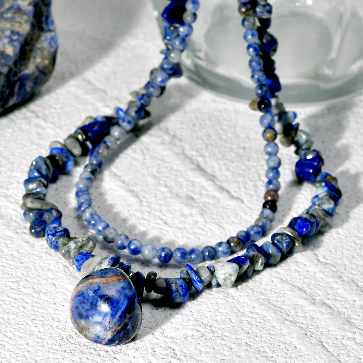 ✨ 2pc Sodalite Necklace Set ✨