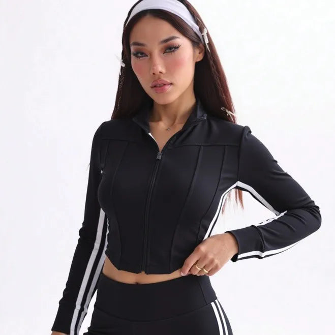 🖤🤍 Sporty Chic Tracksuit 🤍🖤