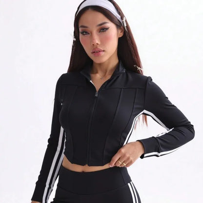 🖤🤍 Sporty Chic Tracksuit 🤍🖤