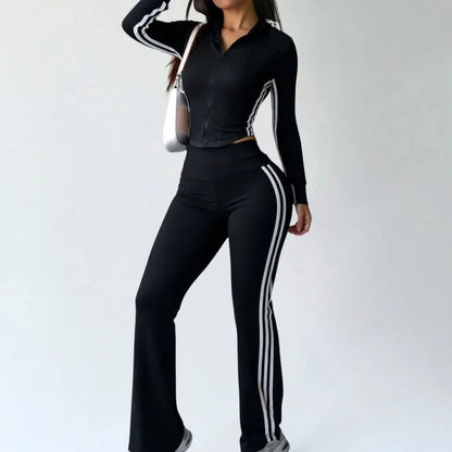 🖤🤍 Sporty Chic Tracksuit 🤍🖤