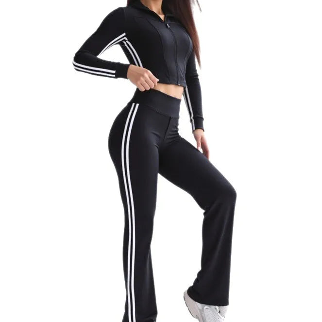 🖤🤍 Sporty Chic Tracksuit 🤍🖤
