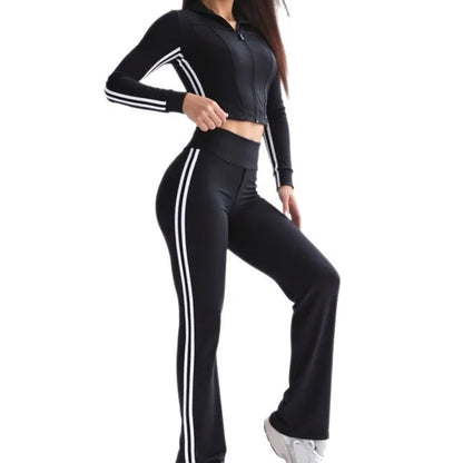 🖤🤍 Sporty Chic Tracksuit 🤍🖤