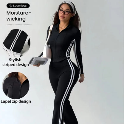 🖤🤍 Sporty Chic Tracksuit 🤍🖤