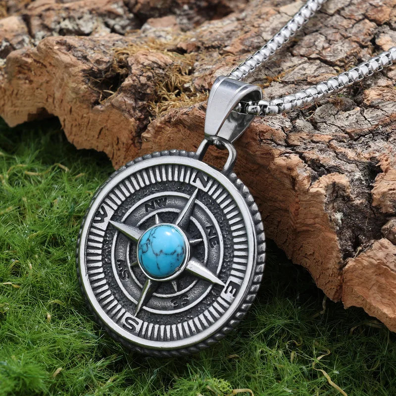 ⚔️ Nordic Mythology Viking Compass Necklace ⚔️