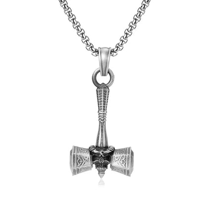⚔️🔥 Nordic Viking Pirate War Hammer Necklace 🔥⚔️
