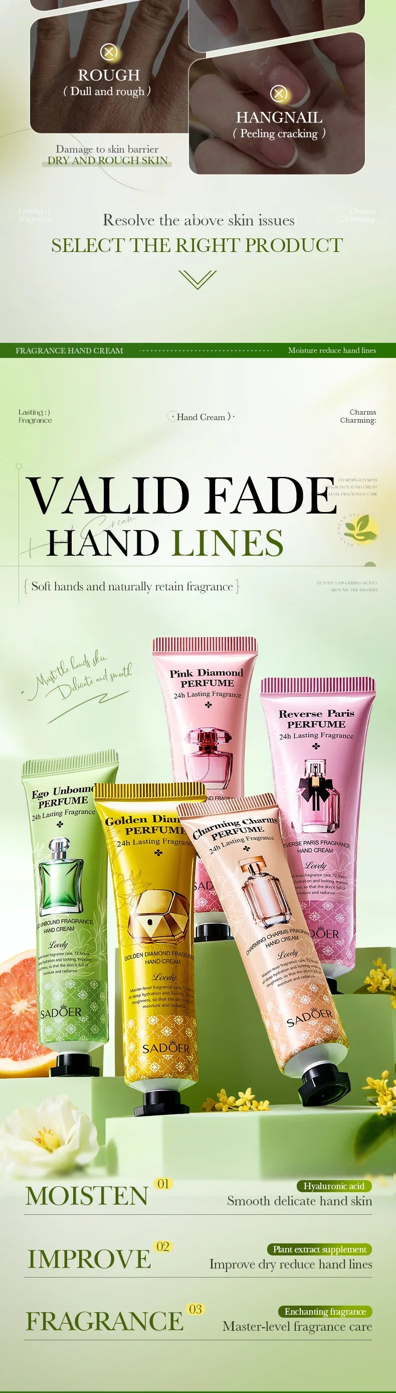 💖👐 Inspired Perfumes  Nourishing Hand Cream Set 👐💖