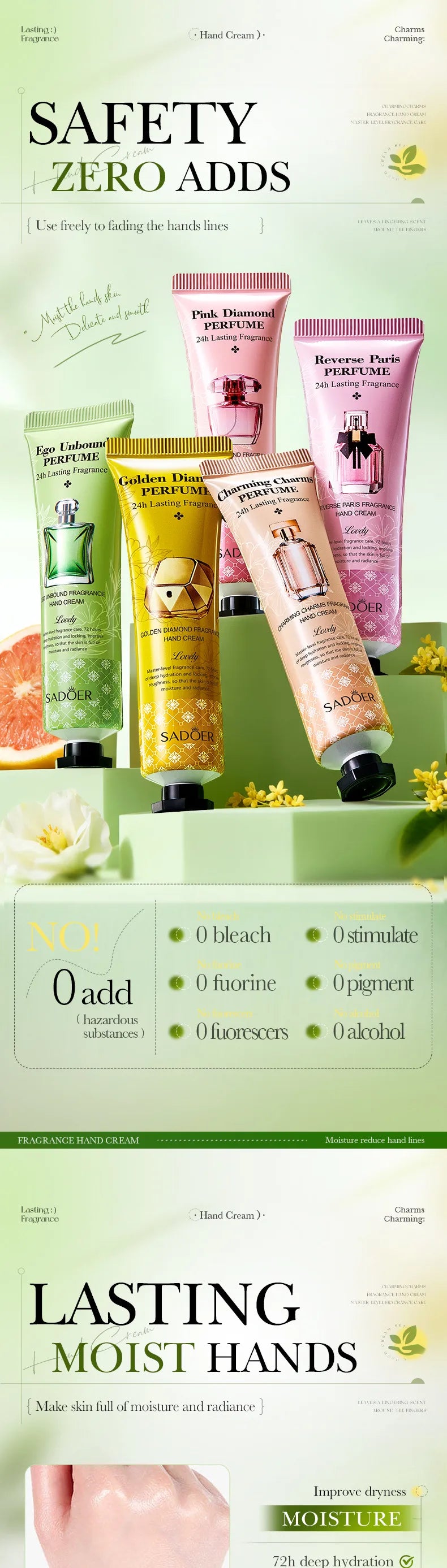 💖👐 Inspired Perfumes  Nourishing Hand Cream Set 👐💖