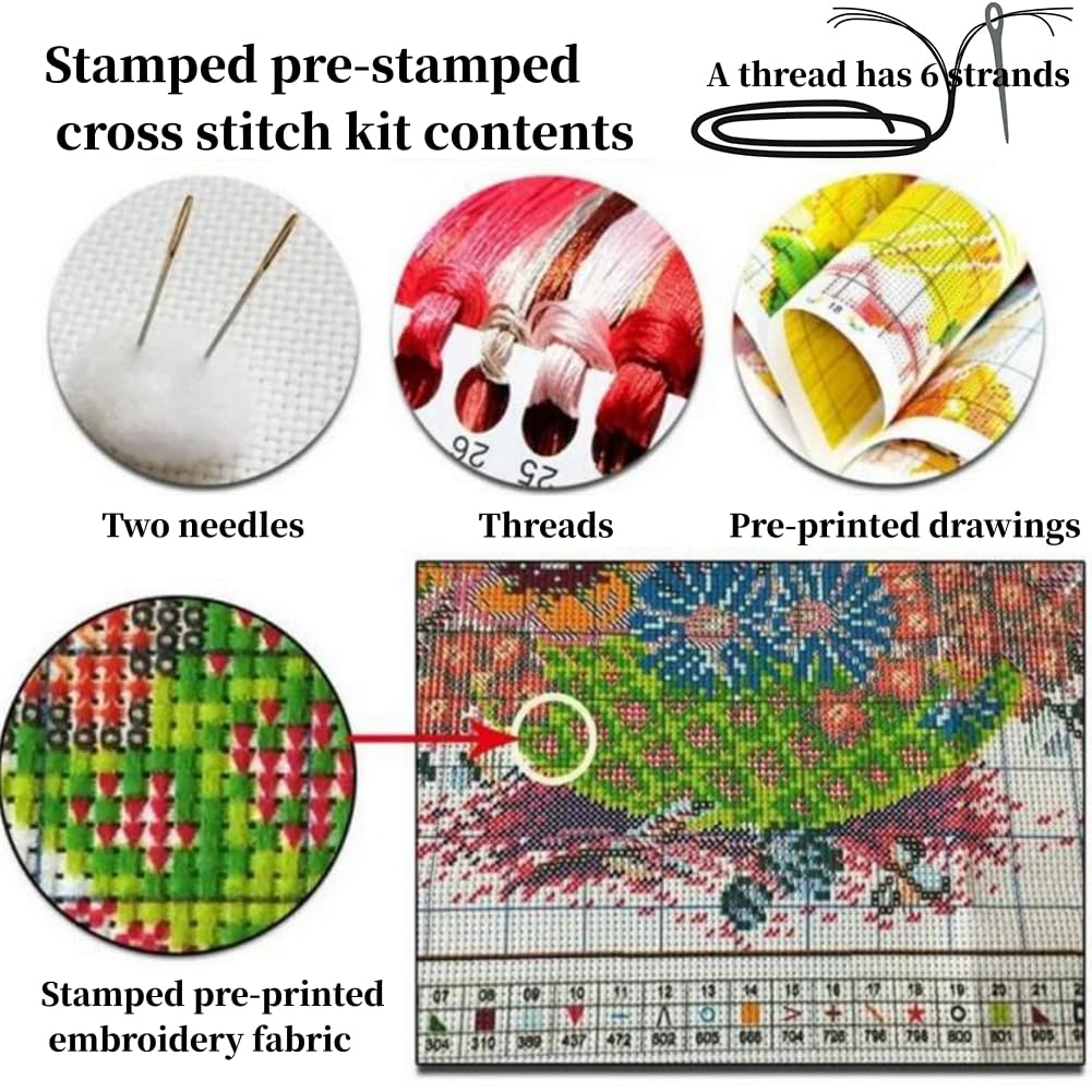 Fairy & Dragon Cross Stitch Kit