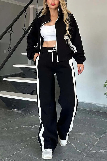 ✨ Women’s Casual Stripe Co-Ord Pant Set (6 Colour Choices!) ✨
