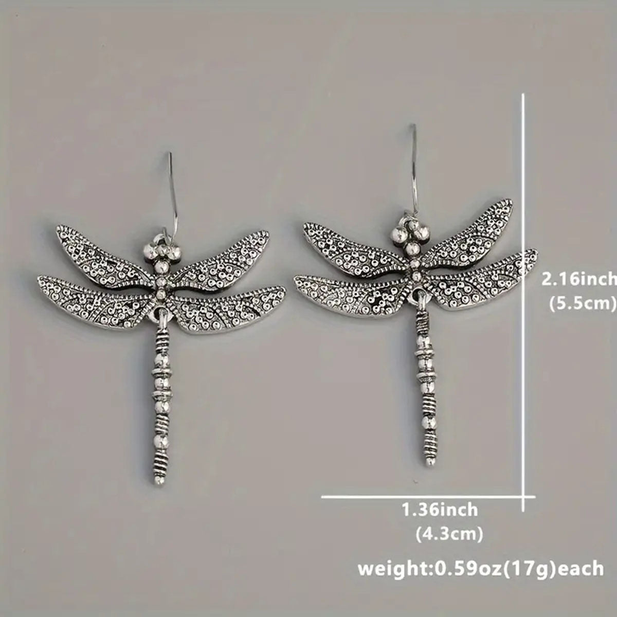 ✨ Retro Vintage Style Dragonfly Drop Earrings ✨