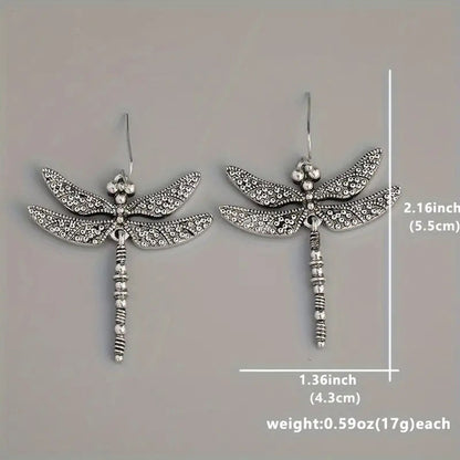 ✨ Retro Vintage Style Dragonfly Drop Earrings ✨