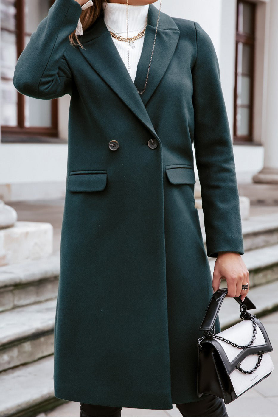Single Breasted Woolen Coat