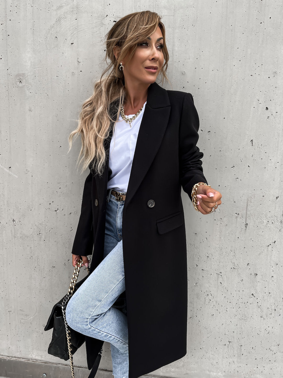 Single Breasted Woolen Coat