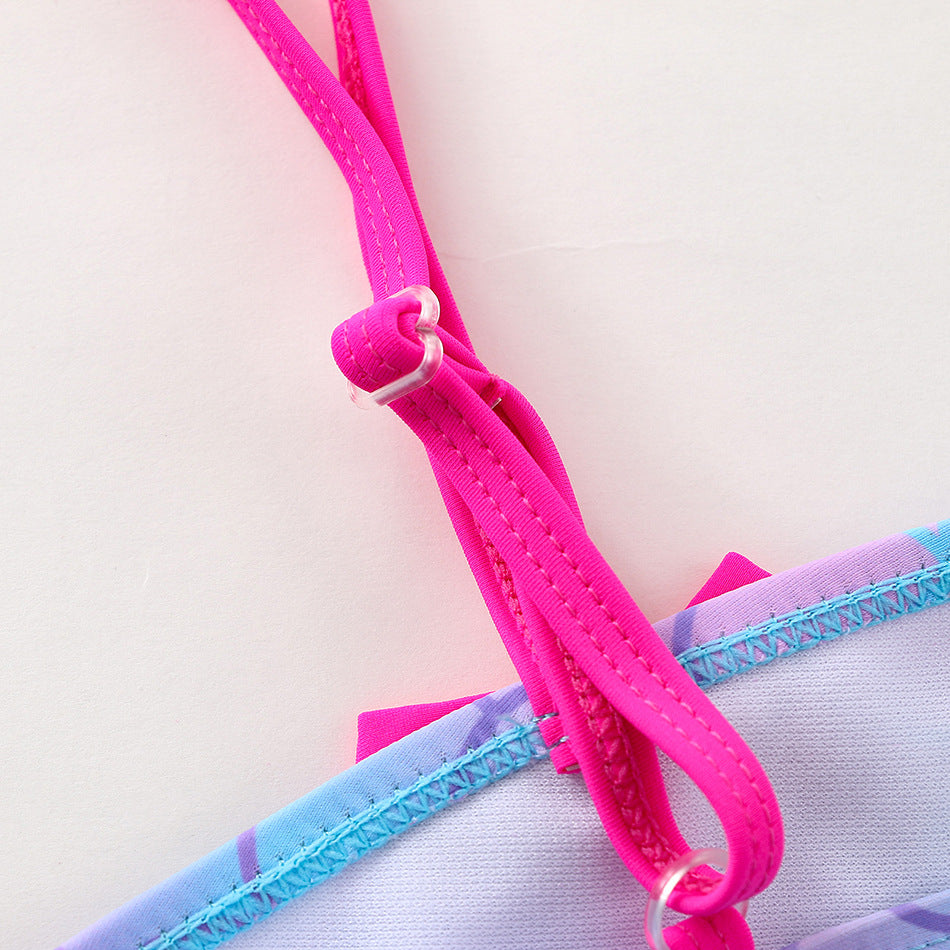 🧜 Girl’s Fish Scales Split Swimsuit 🧜
