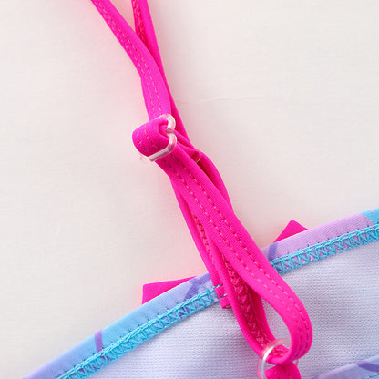 🧜 Girl’s Fish Scales Split Swimsuit 🧜