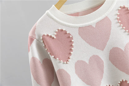 💙💗 Daily Women’s Preppy Heart Co-Ord Set 💗💙