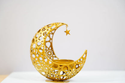 🌙 Retro Simple Style Star & Moon Iron Tealight Holders 🌙