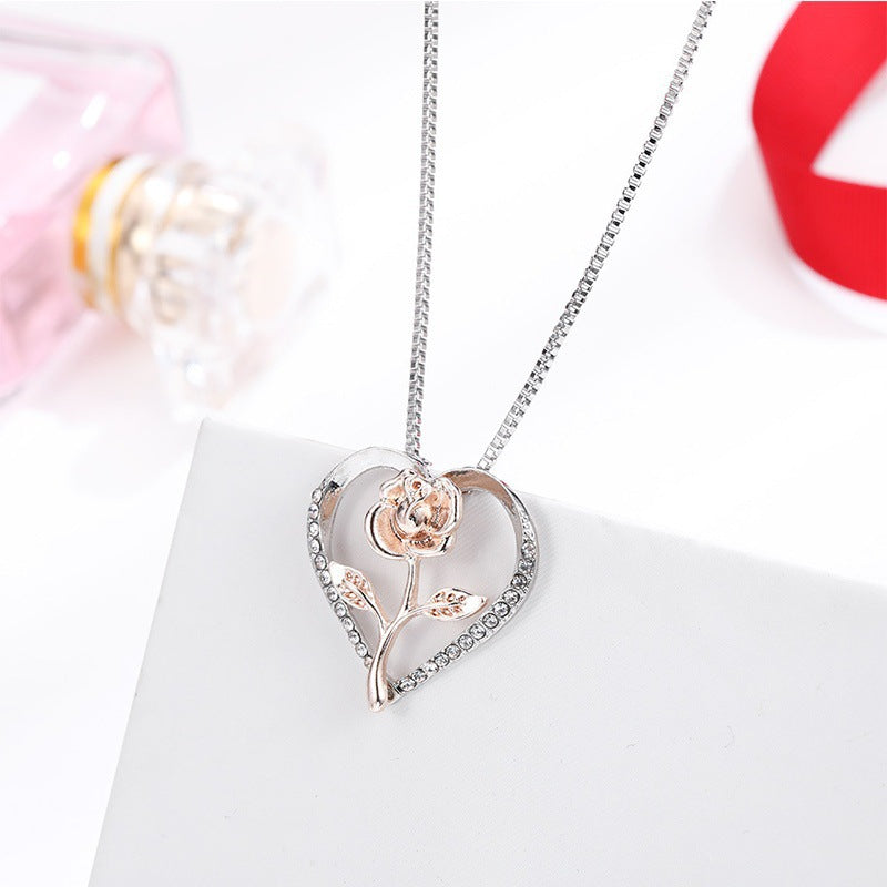 🌹 Diamante Rose Necklaces 🌹