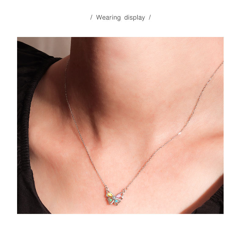 🦋 Multicoloured Sterling Silver 925 Butterfly Jewellery 🦋