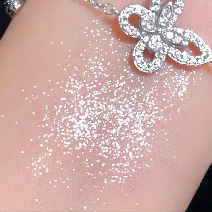 💎 Iridescent Pearl Glitter Eyeshadow Palette 💎