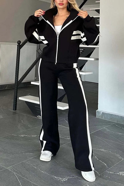 ✨ Women’s Casual Stripe Co-Ord Pant Set (6 Colour Choices!) ✨