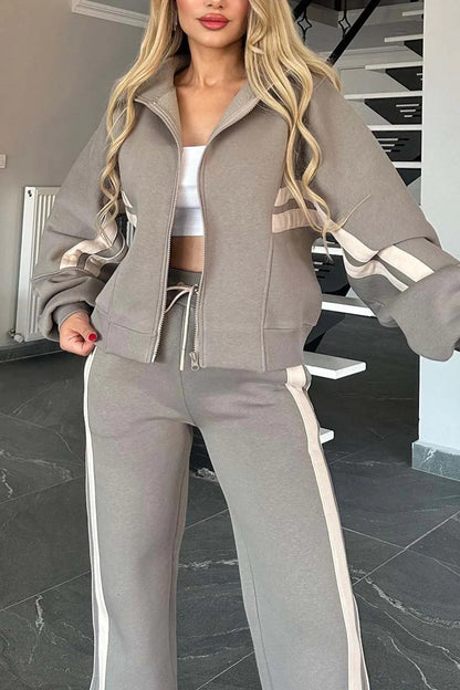 ✨ Women’s Casual Stripe Co-Ord Pant Set (6 Colour Choices!) ✨