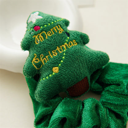 6pc Christmas Scrunchie Set