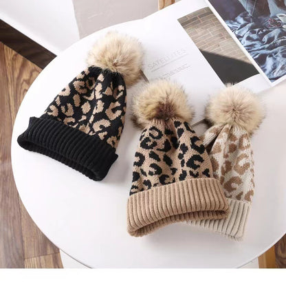 🐆 Leopard Print Bobble Hats 🐆