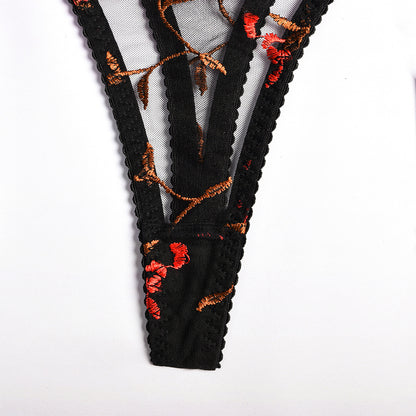 🌹  Embroidered Flower Lingerie Set 🌹