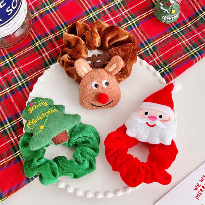 6pc Christmas Scrunchie Set