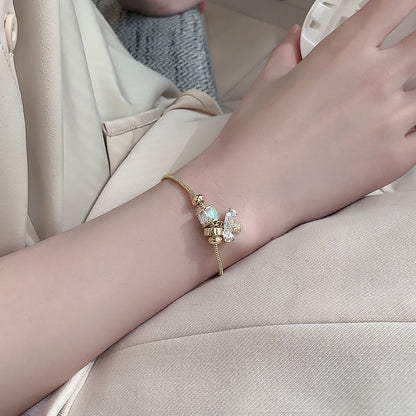 🐝 Simple Style Bee Charm Bracelet 🐝