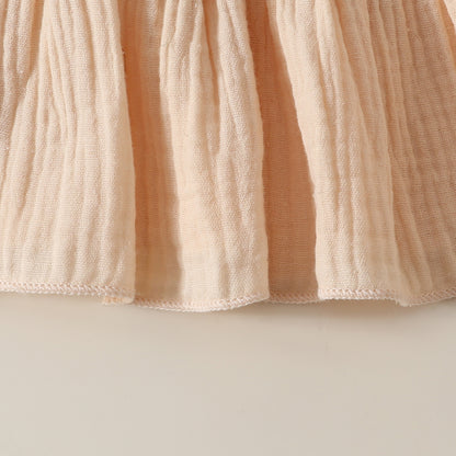 💕👧 2pc Simple Style Cotton & Linen Girls Clothing Set 👧💕