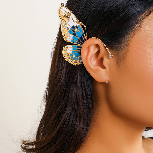 🦋💙 Elegant Sweet Butterfly Ear Cuff 💙🦋
